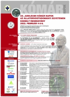 XX. Jubileumi Kómár Napok ONLINE - TOVÁBBKÉPZÉS – kiemelt rendezvény (135 pont) – 2022. február 4-5-6.